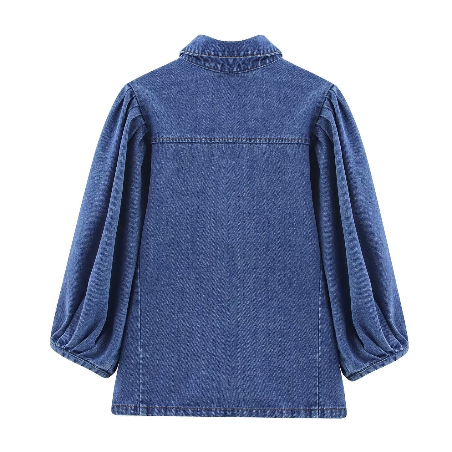 Suit women's 2 pieces 2025 fashion denim shirt retro women+pants women's suit