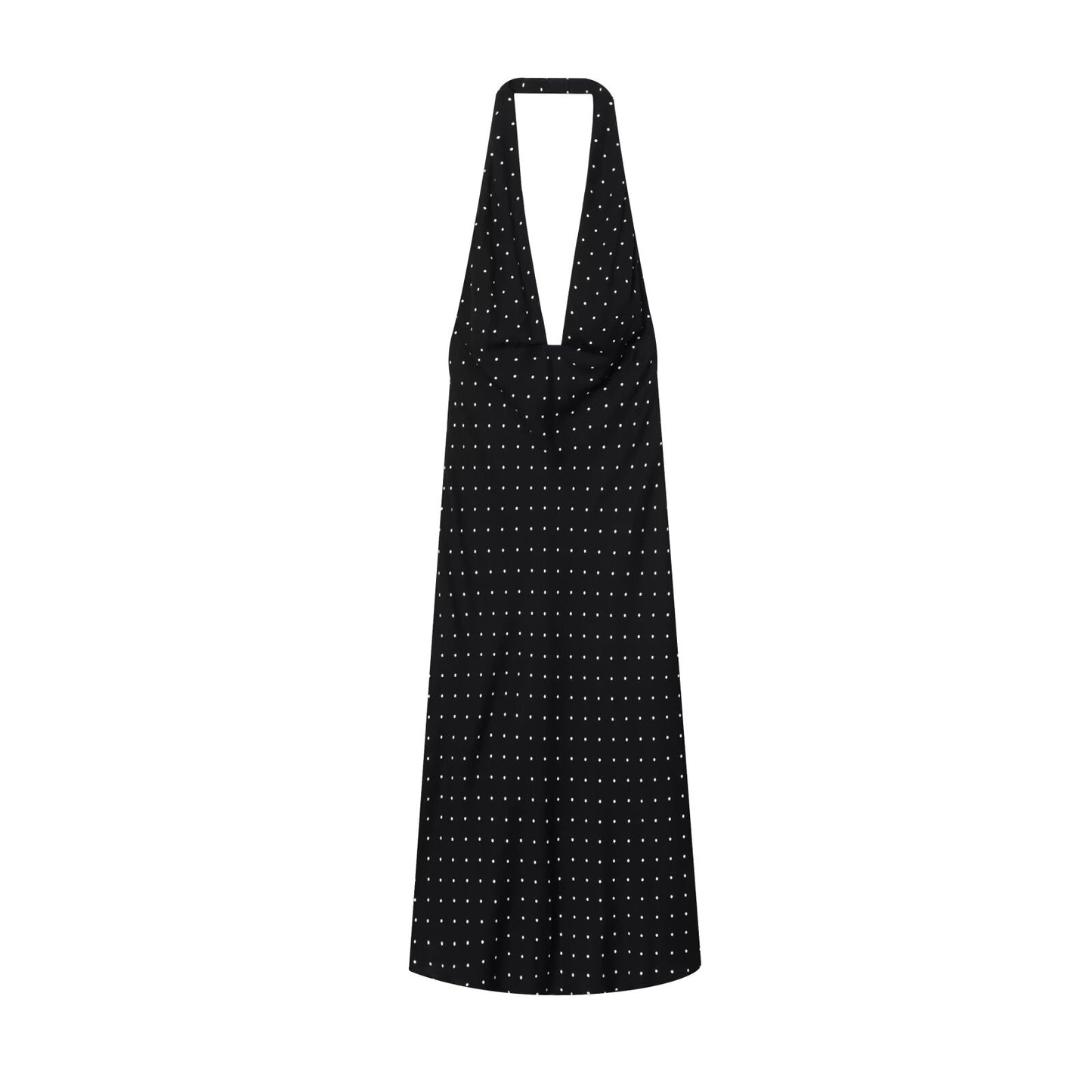 Women's 2025 fashion polka-dot collar dress