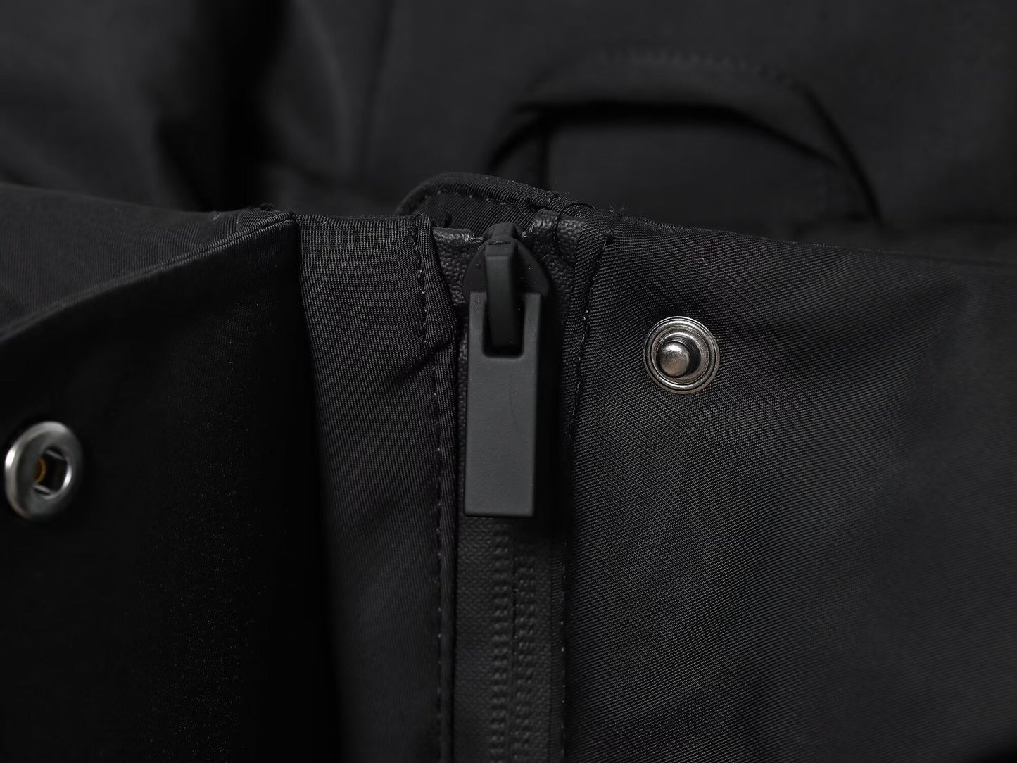 Women's new fashion black hooded waterproof windproof jacket Coat