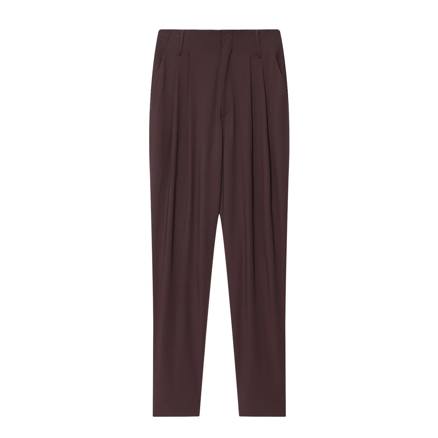 Women's new fashion with Belt Lapel double breasted suit jacket+Pants suit