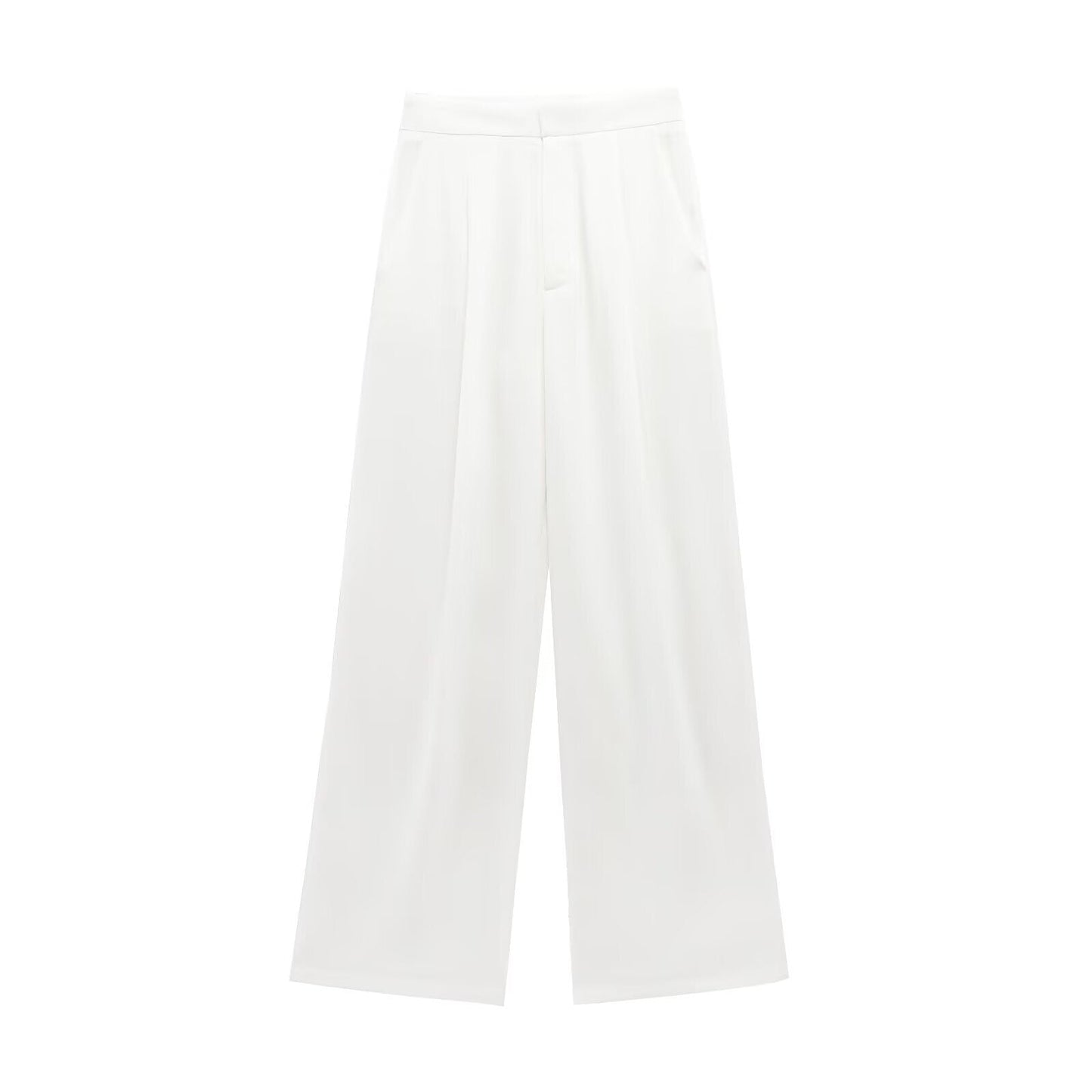 Women's new fashion V-neck asymmetrical Button-up vest+Pants suit