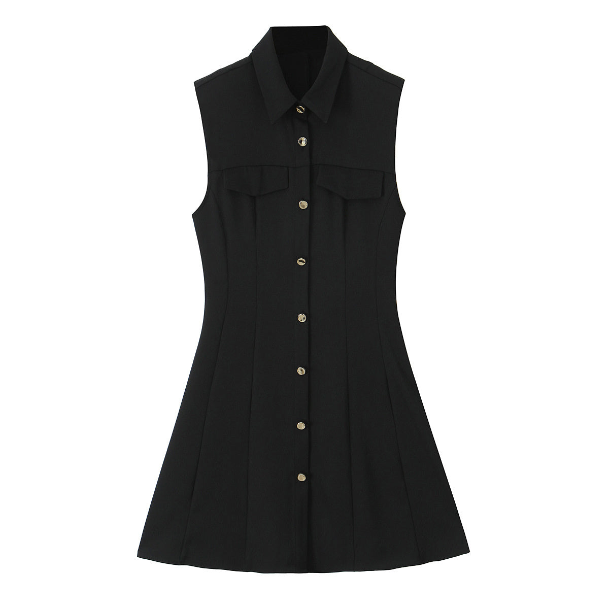 Women 2025 New Fashion Crepe mini Dress Vintage Female Dresses