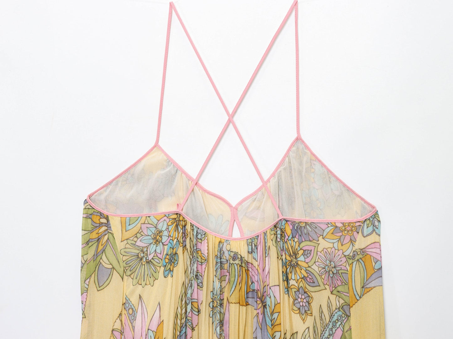 2025 Women's Fashion Loose Sleeveless Printed suspender Midi Dress