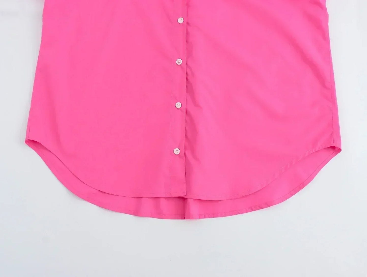 Women's 2024 New Fashion Loose Basic Style Casual Poplin Shirt Retro Long Sleeve Button up Women's Shirt Unique Top