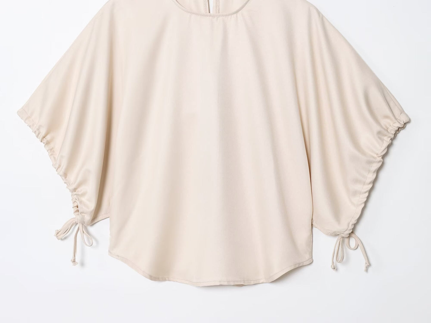 Women's new fashion bubble short sleeved O Neck shirt+Pants suit