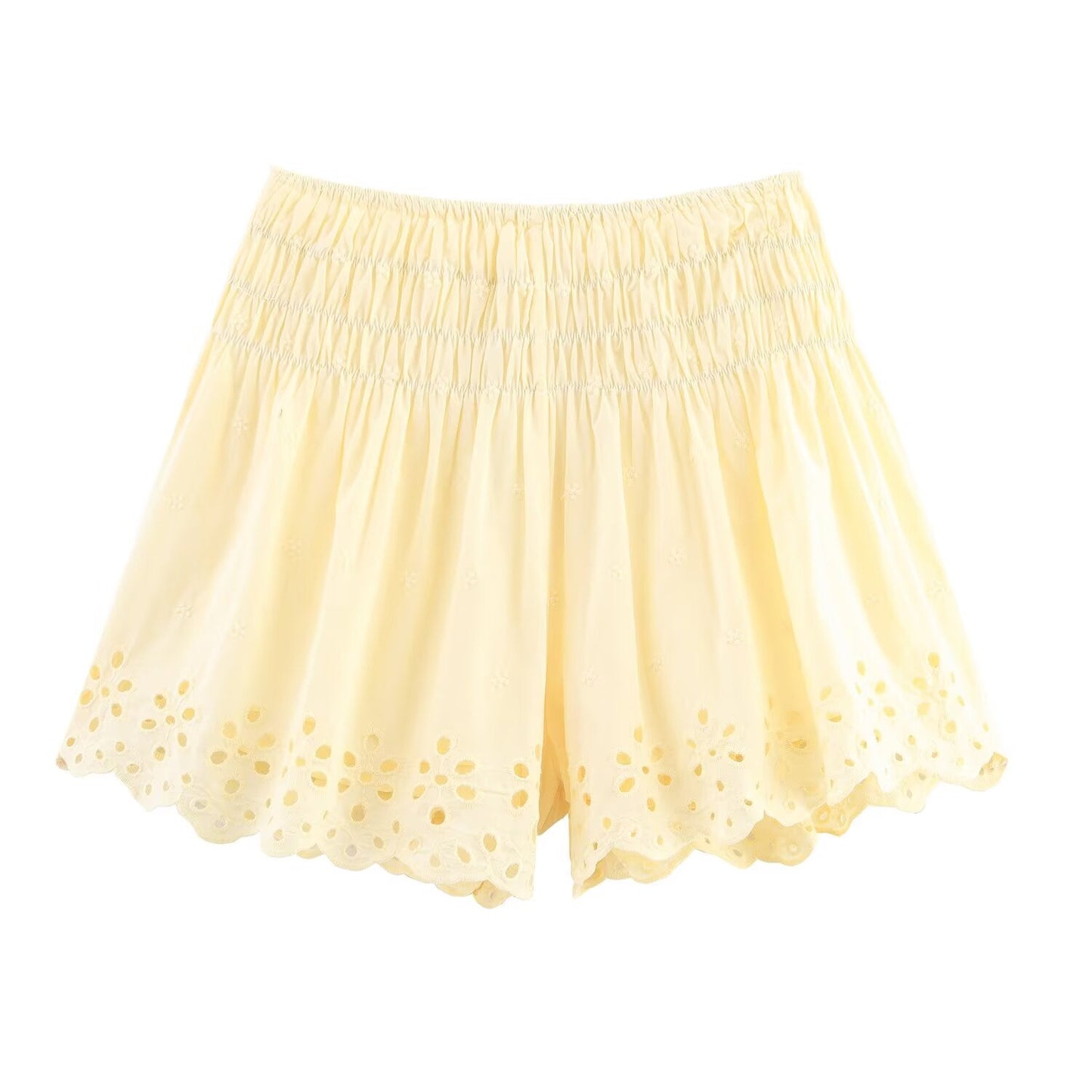 suit Women's 2 pieces New Fashion Short embroidered suspender top+ Shorts suit