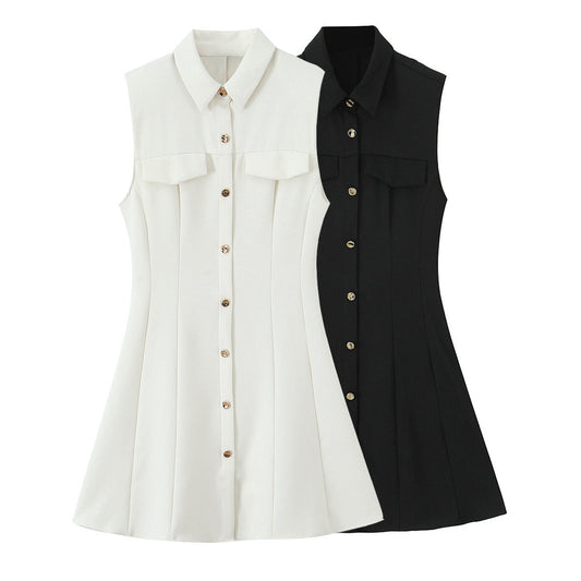 Women 2025 New Fashion Crepe mini Dress Vintage Female Dresses