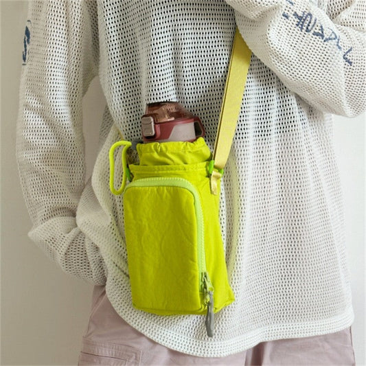 L New Leisure Shoulder Bag Kettle Bag Sports Outdoor Hiking Oxford Waterproof Crossbody Bag